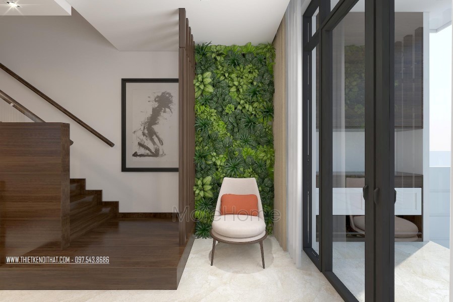 Cầu thang gỗ đẹp hiện đại